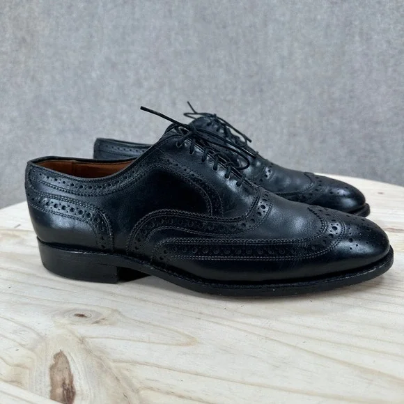 Allen Edmonds Fairhaven Leather Wingtip Brogue Oxford Dress Shoes Mens 8.5 D - Picture 8 of 15